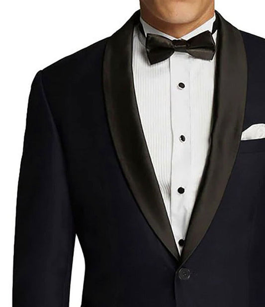 Men's Suit Tuxedo Dinner Party Wedding Blazer Jacket Black SkinOutfit