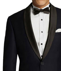 Men's Suit Tuxedo Dinner Party Wedding Blazer Jacket Black SkinOutfit