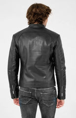 Men Genuine Leather Jacket MJ109 SkinOutfit