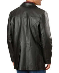 Men Genuine Leather Blazer Sport Coat 02