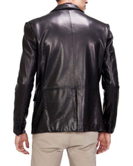 Men Genuine Leather Blazer Sport Coat 20