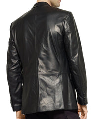 Men Genuine Leather Blazer Sport Coat 24