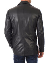 Men Genuine Leather Blazer Sport Coat 29