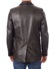 Men Genuine Leather Blazer Sport Coat 30