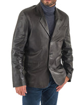 Men Genuine Leather Blazer Sport Coat 54