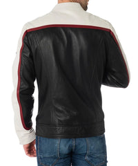 Men Lambskin Genuine Leather Jacket MJ 03