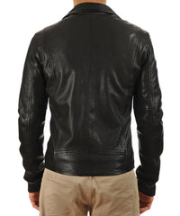 Men Lambskin Genuine Leather Jacket MJ 05