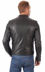 Men Genuine Leather Jacket MJ 08