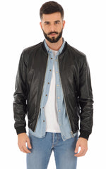 Men Genuine Leather Jacket MJ 09
