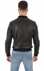 Men Genuine Leather Jacket MJ 09