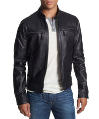 Men Lambskin Genuine Leather Jacket MJ102