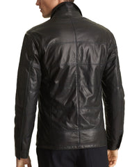 Men Lambskin Genuine Leather Jacket MJ111