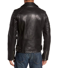 Men Lambskin Genuine Leather Jacket MJ118