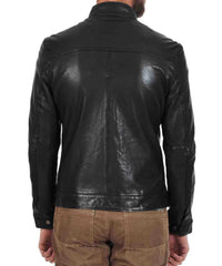 Men Lambskin Genuine Leather Jacket MJ119