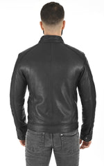 Men Genuine Leather Jacket MJ 11