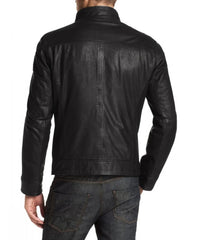 Men Lambskin Genuine Leather Jacket MJ127