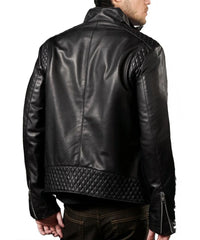 Men Lambskin Genuine Leather Jacket MJ138