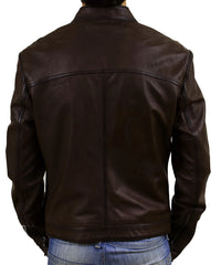 Men Lambskin Genuine Leather Jacket MJ150