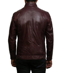 Men Lambskin Genuine Leather Jacket MJ156