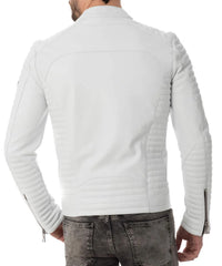 Men Lambskin Genuine Leather Jacket MJ162
