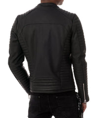 Men Lambskin Genuine Leather Jacket MJ164