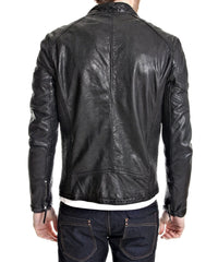 Men Lambskin Genuine Leather Jacket MJ177
