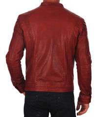 Men Lambskin Genuine Leather Jacket MJ 26