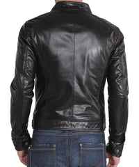 Men Lambskin Genuine Leather Jacket MJ 28