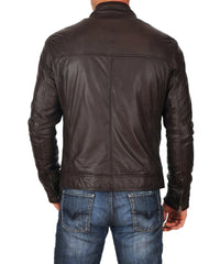 Men Lambskin Genuine Leather Jacket MJ 29
