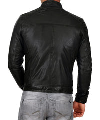 Men Lambskin Genuine Leather Jacket MJ 36