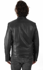 Men Genuine Leather Jacket MJ 49