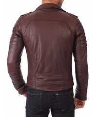 Men Lambskin Genuine Leather Jacket MJ 51