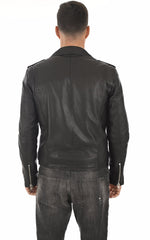 Men Genuine Leather Jacket MJ 54
