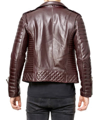 Men Lambskin Genuine Leather Jacket MJ 56