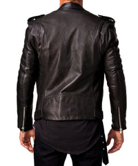 Men Lambskin Genuine Leather Jacket MJ 58
