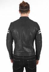 Men Genuine Leather Jacket MJ 58