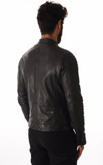 Men Genuine Leather Jacket MJ 61