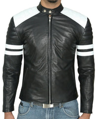 Men Lambskin Genuine Leather Jacket MJ 81