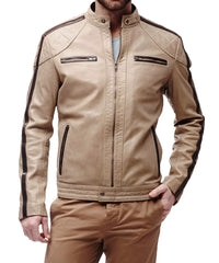 Men Lambskin Genuine Leather Jacket MJ 85