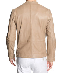 Men Lambskin Genuine Leather Jacket MJ 92