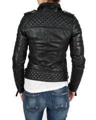 Women Lambskin Genuine Leather Jacket WJ 01