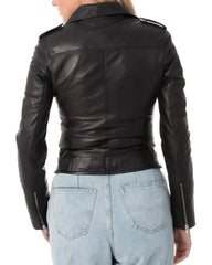 Women Lambskin Genuine Leather Jacket WJ 06