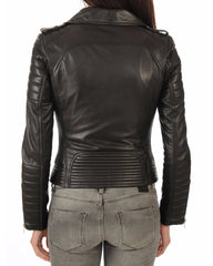 Women Lambskin Genuine Leather Jacket WJ 10