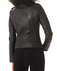 Women Lambskin Genuine Leather Jacket WJ 17