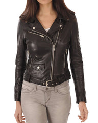 Women Lambskin Genuine Leather Jacket WJ 19