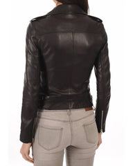 Women Lambskin Genuine Leather Jacket WJ 19