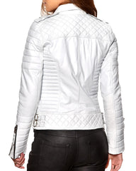 Women Lambskin Genuine Leather Jacket WJ 21