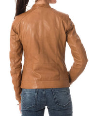 Women Lambskin Genuine Leather Jacket WJ 26