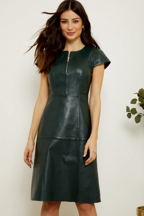 Women Genuine Leather Dress WD 21 SkinOutfit