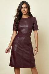 Women Genuine Leather Dress WD 22 SkinOutfit